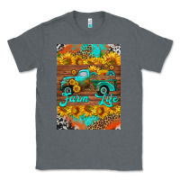Charcoal Heather farm life and truck air freshener Classic Tee - HRA Design Shop