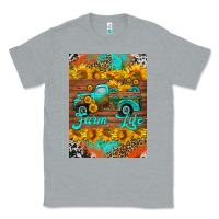 Heather Grey farm life and truck air freshener Classic Tee - HRA Design Shop