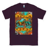 Plum farm life and truck air freshener Classic Tee - HRA Design Shop