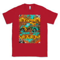 Red farm life and truck air freshener Classic Tee - HRA Design Shop
