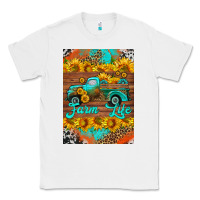 White farm life and truck air freshener Classic Tee - HRA Design Shop