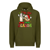 Army Green tis the season Premium Hoodie - MaliasSmallBusiness