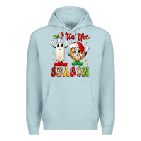 Blue Mist tis the season Premium Hoodie - MaliasSmallBusiness