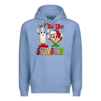 Colony Blue tis the season Premium Hoodie - MaliasSmallBusiness