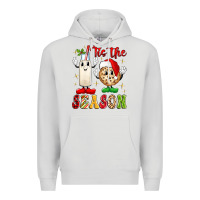 Dove Grey tis the season Premium Hoodie - MaliasSmallBusiness