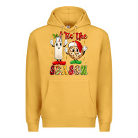 Mustard tis the season Premium Hoodie - MaliasSmallBusiness