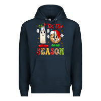 Navy tis the season Premium Hoodie - MaliasSmallBusiness