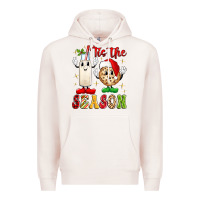 Pale Pink tis the season Premium Hoodie - MaliasSmallBusiness