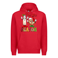 Red tis the season Premium Hoodie - MaliasSmallBusiness