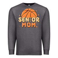 Charcoal Heather senior mom 2024 Premium Sweatshirt - MaliasSmallBusiness