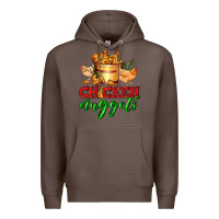 Coffee chicken nuggets Premium Hoodie - AdoDesignShop