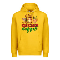 Lemon chicken nuggets Premium Hoodie - AdoDesignShop