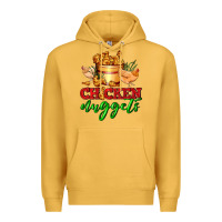 Mustard chicken nuggets Premium Hoodie - AdoDesignShop