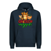 Navy chicken nuggets Premium Hoodie - AdoDesignShop