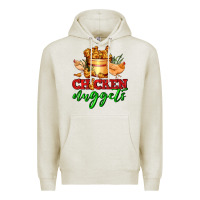 Oatmeal Heather chicken nuggets Premium Hoodie - AdoDesignShop