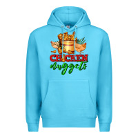 Ocean Blue chicken nuggets Premium Hoodie - AdoDesignShop