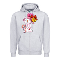 Heather Grey winter pink snowman Zipper Hoodie - AdoDesignShop