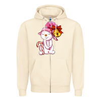 Sandshell winter pink snowman Zipper Hoodie - AdoDesignShop
