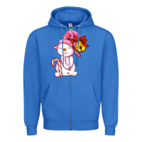 True Royal winter pink snowman Zipper Hoodie - AdoDesignShop