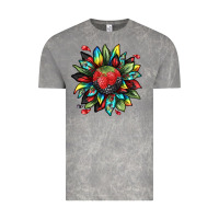 Cloud Rock berry sunflower Vintage Tee - texasbilliewilder