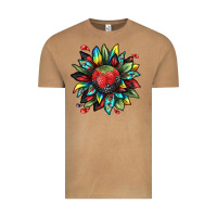 Vintage Camel berry sunflower Vintage Tee - texasbilliewilder