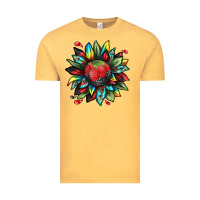 Vintage Mustard berry sunflower Vintage Tee - texasbilliewilder