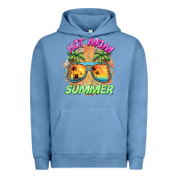 Pigment Pebble Blue hot mom summer Urban Hoodie - BarkalooDesign