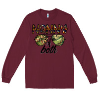 Burgundy nanny of both Long Sleeve Tee - CowhideDigitalArt
