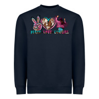 Navy peace love cowgirl Heavyweight Sweatshirt - Zillion Design Studio