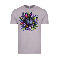 Vintage Zinc blueberry sunflower Vintage Tee - texasbilliewilder