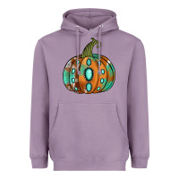Western Cowhide Turquoise Pumpkin Heavyweight Hoodie | Teevron