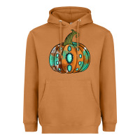 Meerkat western cowhide turquoise pumpkin Heavyweight Hoodie - Jasminsmagicworld