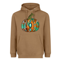 Toasted Coconut western cowhide turquoise pumpkin Heavyweight Hoodie - Jasminsmagicworld