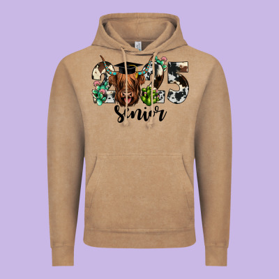 Cow 2025 Senior Vintage Hoodie Designed By Jahusdesignshop