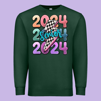 2024 Senior Premium Sweatshirt Designed By Maliassmallbusiness