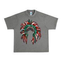Tornado mexican flag indian headdress Urban Heavy Tee - RanaPortraitStore