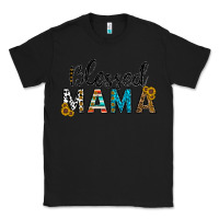 Black blessed mama Classic Tee - CowhideDigitalArt