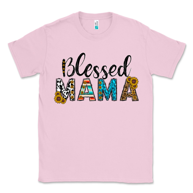 Blessed Mama Classic Tee by CowhideDigitalArt | Teevron