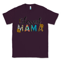 Plum blessed mama Classic Tee - CowhideDigitalArt