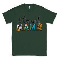 Sports Green blessed mama Classic Tee - CowhideDigitalArt