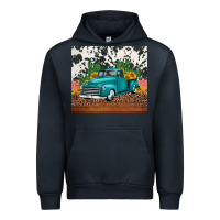 Navy western farm truck cactus and sunflowers Urban Hoodie - Jasminsmagicworld