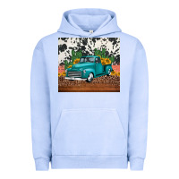 Western Farm Truck Cactus And Sunflowers Urban Hoodie | Teevron