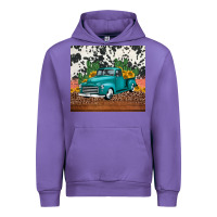 Tulip western farm truck cactus and sunflowers Urban Hoodie - Jasminsmagicworld