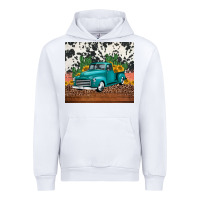 White western farm truck cactus and sunflowers Urban Hoodie - Jasminsmagicworld