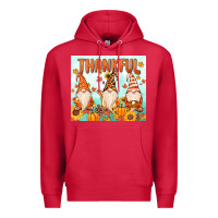 Cardinal thankful gnome Premium Hoodie - MaliasSmallBusiness