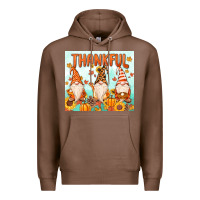 Chestnut thankful gnome Premium Hoodie - MaliasSmallBusiness