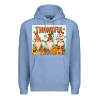 Colony Blue thankful gnome Premium Hoodie - MaliasSmallBusiness