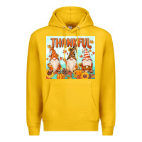 Lemon thankful gnome Premium Hoodie - MaliasSmallBusiness