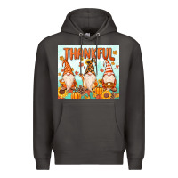 Smoke thankful gnome Premium Hoodie - MaliasSmallBusiness