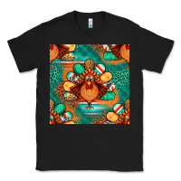 Black thanksgiving  turkey seamless pattern Classic Tee - BundleAndBundleShop